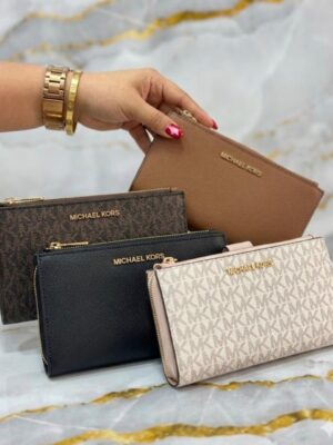 MICHAEL KORS cartera jet set travel double zip westlt