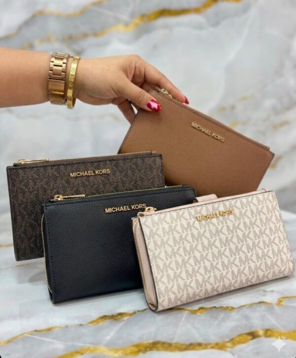 CA MICHAEL KORS cartera jet set travel double zip westlt