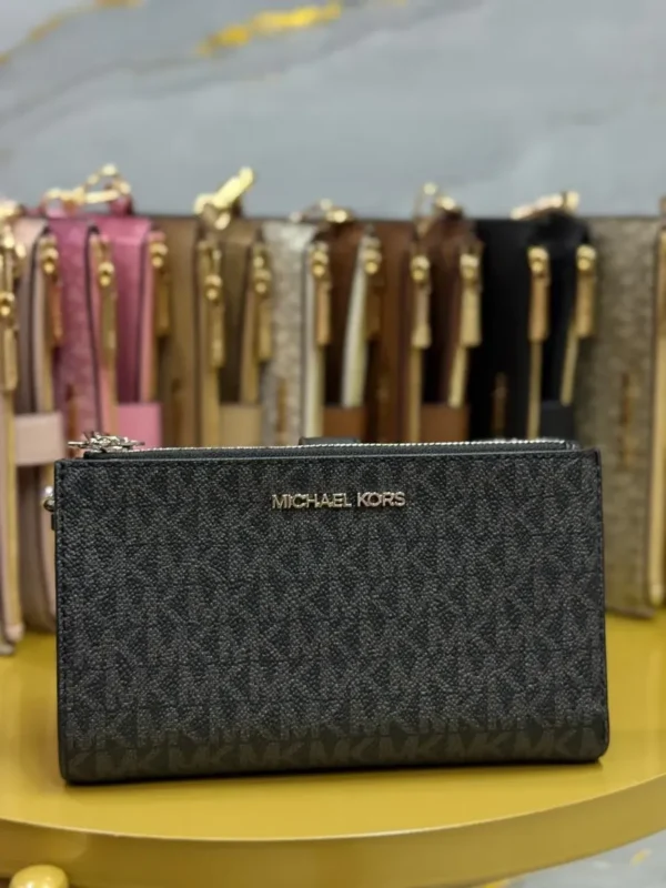 MICHAEL KORS cartera jet set travel double zip westlt